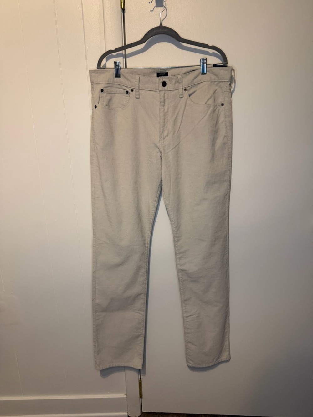 J.Crew Men’s Straight Corduroy Pants NWT | Light Beige | 34x34